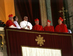 Papa Francesco il giorno della Sua Elezione a Pontefice