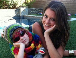 Lori Duron, con il figlio "arcobaleno"