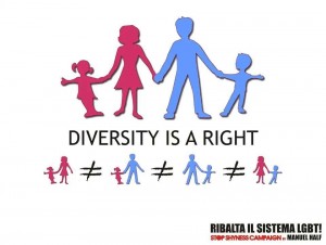 La diversità è la base della società. 