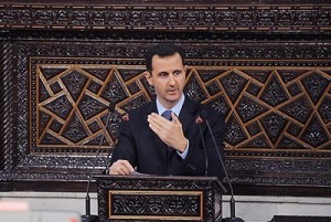 Emergenza Siria: Il presidente Hassad, parla alle forze politiche del parlamento.