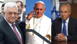 Papa Francesco, Abu Mazen e Shimon Peres