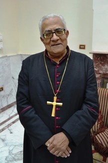 monsignor Adel Zaky, vicario apostolico di Alessandria d’Egitto.