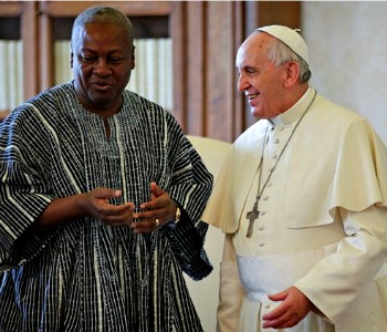 Da Papa Francesco il presidente del Ghana. Colloquio su famiglia ed Ebola