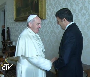 Renzi in udienza privata dal Papa