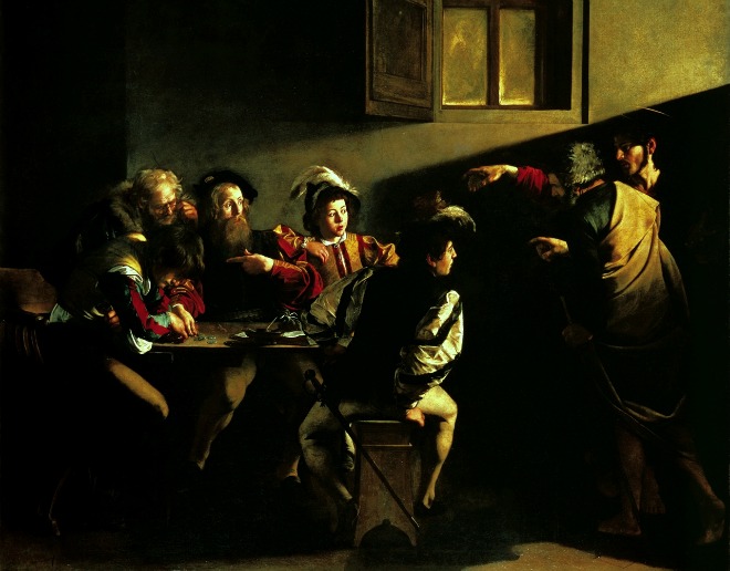 Caravaggio, la Vocazione di San Matteo