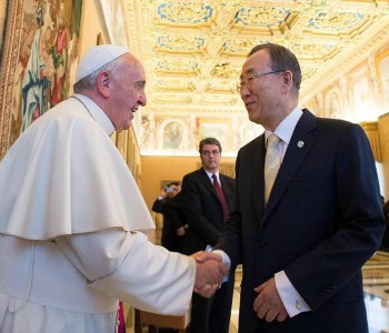 Ban Ki Moon dal Papa per l'enciclica sull'ambiente
