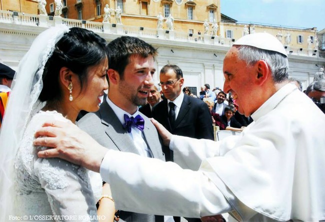 Papa Francesco all'Udienza generale: Testimoniare la bellezza del matrimonio!