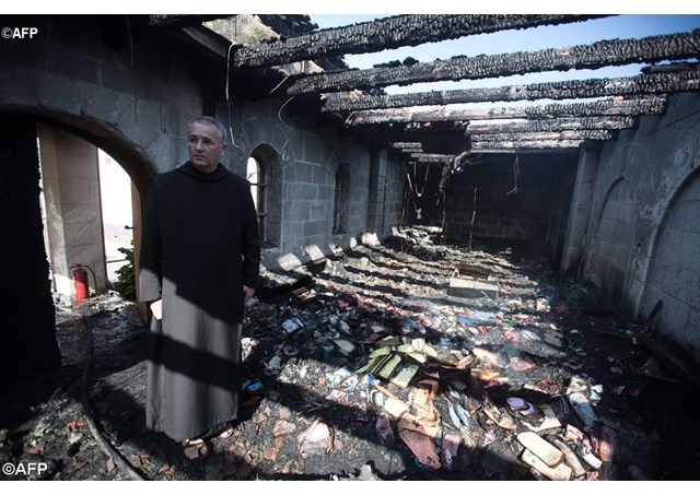 Terra Santa: incendio doloso chiesa della Moltiplicazione a Tabgha