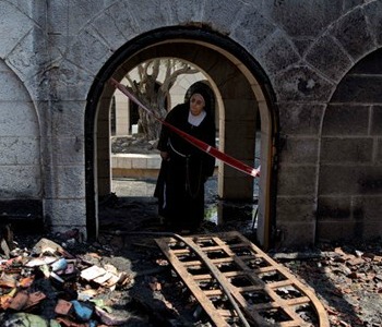 Terra Santa: incendio doloso chiesa della Moltiplicazione a Tabgha