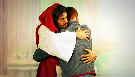 Jesus-hug