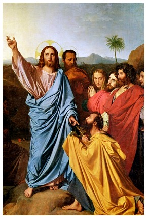 #Vangelo: Tu sei Pietro, a te darò le chiavi del regno dei cieli.