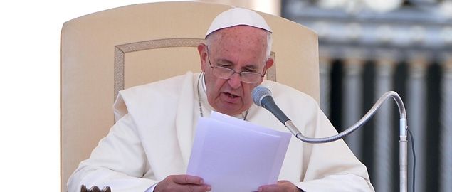 Papa Francesco presenta la nuova Enciclica "Laudato si'" che sarà pubblicata domani