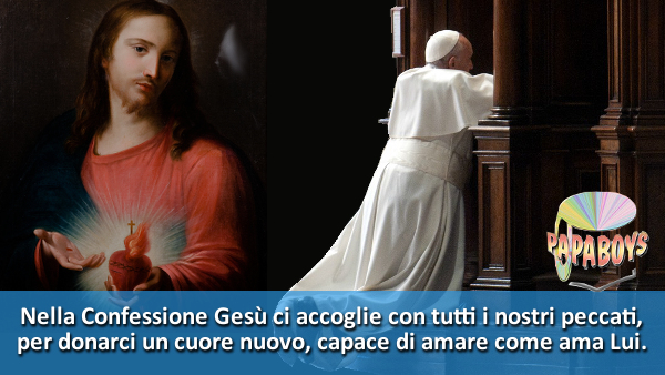 Tweet di Papa Francesco: Nella Confessione Gesù ci accoglie con tutti i nostri peccati, per donarci un cuore nuovo