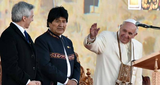 Papa Francesco in Bolivia: Come ospite e pellegrino vengo per confermare la fede dei credenti