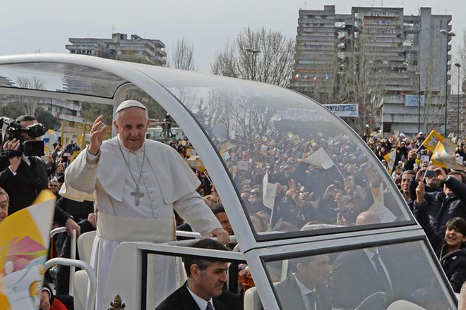 Pope Francis in Scampia
