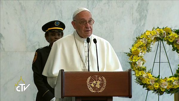 il saluto del Papa allo staff e al personale dell'ONU