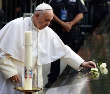 Papa Francesco a Ground Zero: No a odio e rancore. Pace, solo pace!