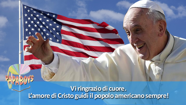 Tweet di Papa Francesco: L’amore di Cristo guidi il popolo americano sempre!