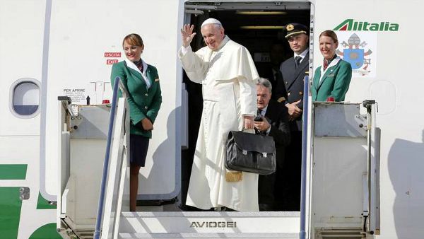 Per seguire il volo di Papa Francesco minuto per minuto: