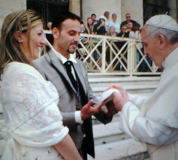 Il primo incontro con Papa Francesco