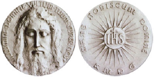 La medaglia del Volto Santo di Gesù, molto conosciuta nella devozione popolare