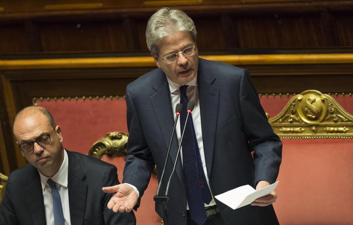 Italian Senate confidence vote on Gentiloni government