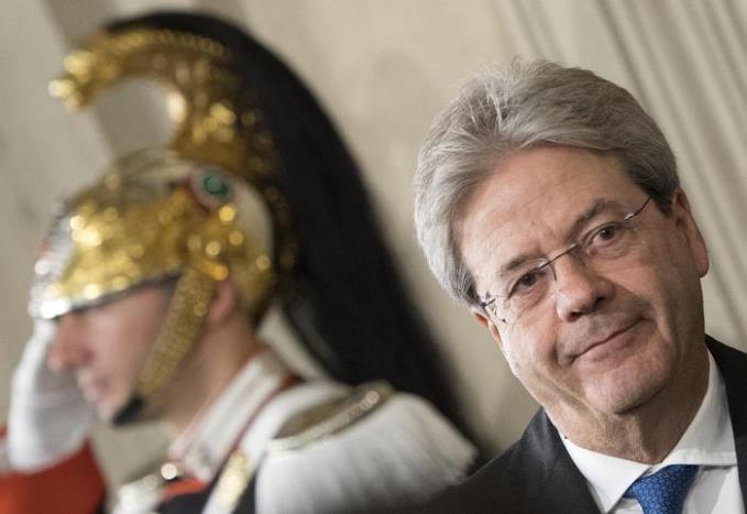 Newly appointed Italy Prime Minister, Paolo Gentiloni, after a meeting with Italy President, Sergio Mattarella, at Quirinale Palace. Rome, 11 December 2016. ANSA/CLAUDIO PERI