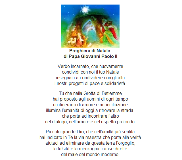 Poesie Di Natale Religiose Per Bambini.Queste Parole Di Giovanni Paolo Ii Per Il Santo Natale Possano Accendere Il Tuo Cuore