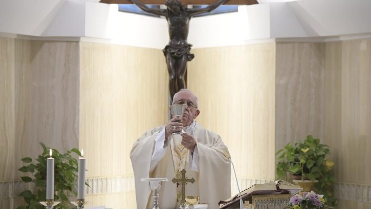 Papa Francesco Santa Marta bianco 13 settembre 2018