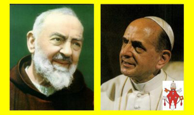 Padre Pio e Paolo VI