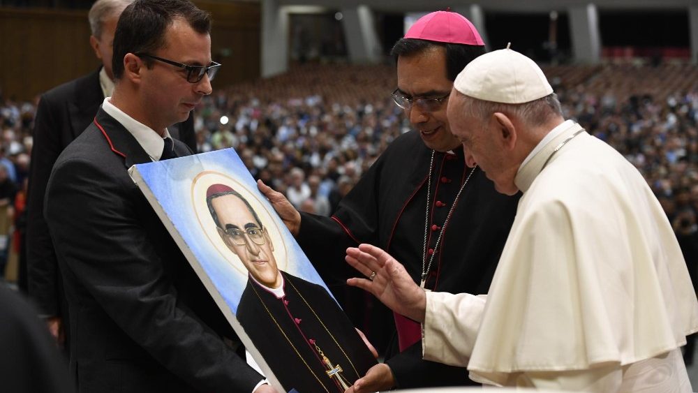 papa Francesco Oscar Romero udienza