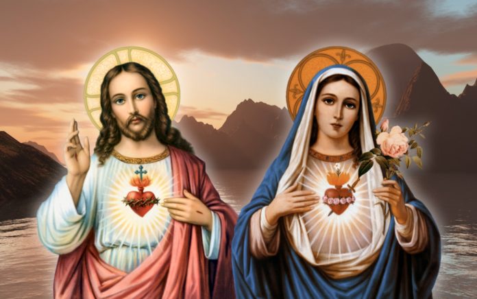 Il Sacro Cuore Di Gesu E Maria Batte Sempre Per La Tua Guarigione Papaboys 3 0