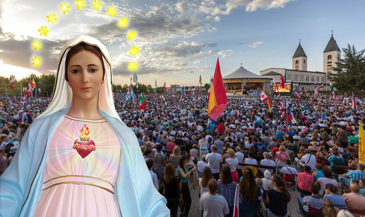 The section dedicated to Medjugorje - 23 June 2020