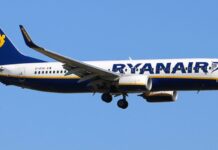 Paura su un volo Ryanair