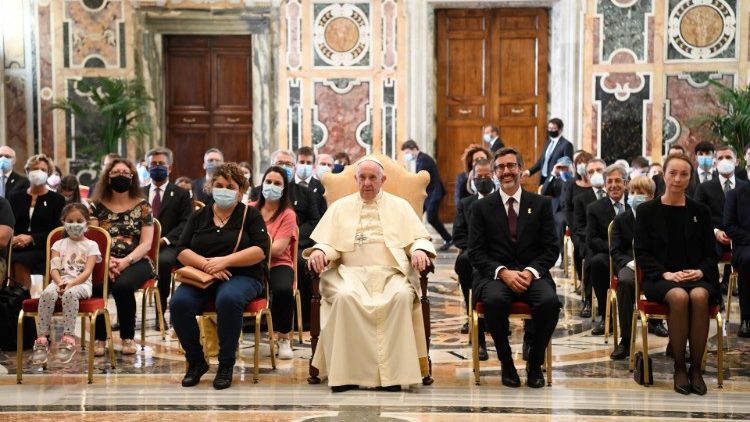 Papa Francesco: udienza con il Circolo San Pietro (Vatican Media)