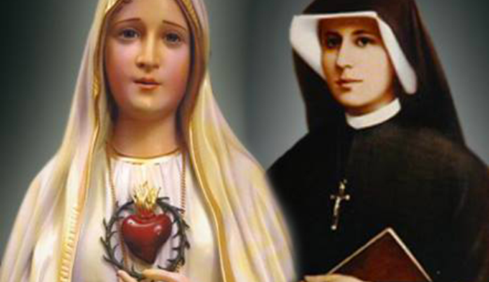 Santa Faustina e la Madonna