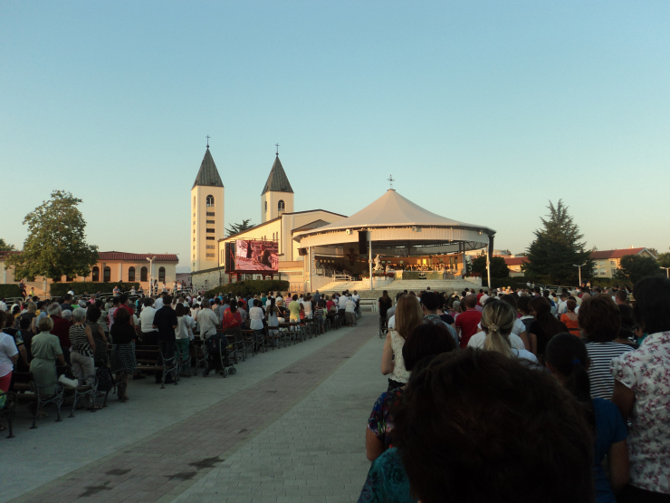 The column dedicated to Medjugorje, January 23, 2021