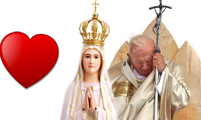 La preghiera di Giovanni Paolo II alla Madonna di Fatima