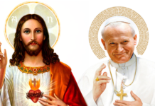 Recita la preghiera al Sacro Cuore di Gesù e a Giovanni Paolo II