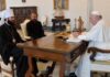 L'udienza di Papa Francesco con il metropolita Antonij del Patriarcato di Mosca (Vatican Media)
