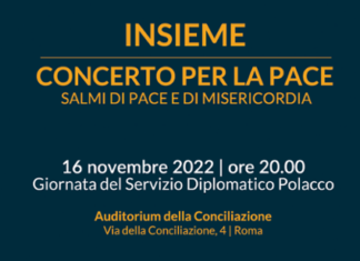 Concerto per la pace, 16 novembre Roma